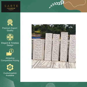 Panel de Mural de Pared de Piedra Arenisca Ecológico, Tallado a Mano, Intrincado, Personalizable, de Primera Calidad, Nuevo Diseño, Venta en Caja - Product Image 4