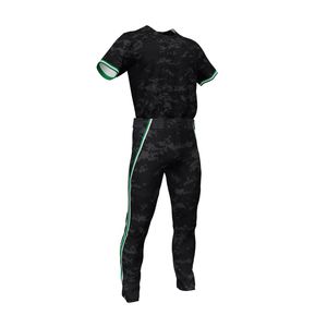 Bas quantité minimale de commande personnalisé imprimé nom de l'équipe numéro respirant léger 100% Polyester Teamwear Jersey pantalon Baseball uniformes ensembles - Product Image 5