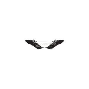 2 Adesivi 3D per la protezione dell'area dei piedi per moto Yamaha XMAX 400 2017-2021 compatibili con Yamaha XMAX 400 - Product Image 1