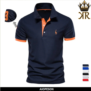 Alta calidad 100% algodón para camisa hombres verano manga corta transpirable bordado Diseño Unisex estilos Casual negocios Social - Product Image 6