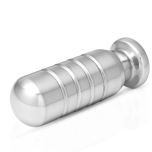 ปลั๊กเสียบก้นแบบแข็ง ทำจากสแตนเลส ขนาดเส้นผ่านศูนย์กลาง 30 มม. ความยาวรวมประมาณ 93 มม. สำหรับการฝึกทางการแพทย์ - Product Image 4