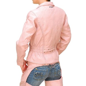 เสื้อแจ็กเก็ตมอเตอร์ไซค์สำหรับผู้หญิงเสื้อแข่งรถหนังแท้ XL ออกแบบโลโก้ได้ตามต้องการ - Product Image 2