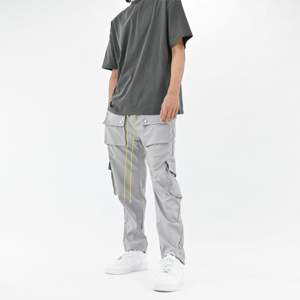 2024 été nouveau pantalon Cargo multi-poches personnalisé élastique grande taille pantalons et pantalons pour hommes pantalon cargo - Product Image 2