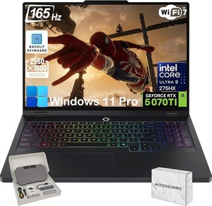NOUVEAU Lenovo - Amélioré - Ordinateur portable de jeu Legion Pro 5 16 pouces, Ryzen 9 9955HX, 32 Go de RAM, 1 To SSD + 1 To Docking Station, GeForce - Product Image 5