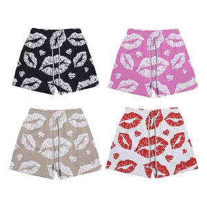 Pantalones cortos de malla de poliéster personalizados de doble capa impresos al por mayor sublimación de baloncesto pesado de verano para hombre de 5 pulgadas con bolsillos - Product Image 1