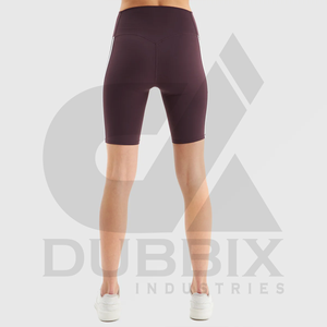 กางเกงขาสั้นโยคะกางเกงขาสั้นผู้หญิง100% สั้นผ้าโพลีเอสเตอร์ออกแบบโลโก้ได้ตามต้องการ - Product Image 2