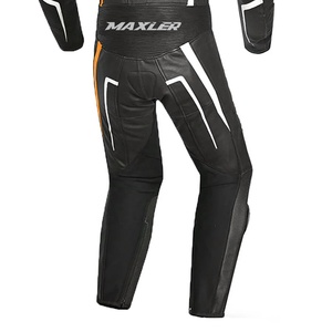 Chaqueta de Motociclismo MAXLER para Hombre, de Cuero, Impermeable, Reflectante, con Certificación CE, para Todas las Estaciones, 300g - Product Image 6