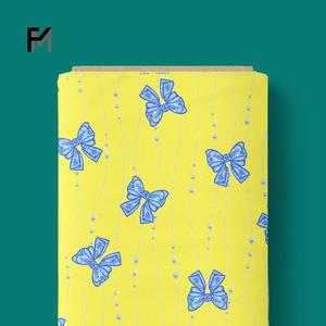 2025 Finemore doux coton <span class=keywords><strong>Liberty</strong></span> Tana tissu chaîne perle nœud <span class=keywords><strong>ruban</strong></span> à la mode rose jaune vert violet Orange personnalisé enfants conceptions - Product Image 4