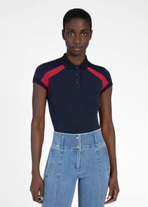 Camiseta de Manga Corta para Mujer, Ligera, Transpirable, de Tela Elástica, para Equitación, Capa Base Deportiva, OEM - Product Image 4