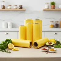 Film alimentaire en PVC pour l'emballage des produits frais, film alimentaire transparent pour fruits et légumes
