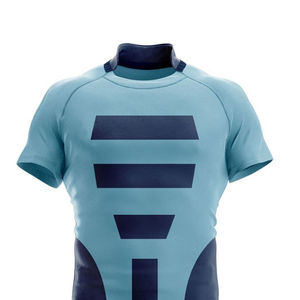 Uniforme d'équipe personnalisé de rugby pour hommes maillot de sport en tissu polyester respirant avec short tenue confortable et durable - Product Image 4