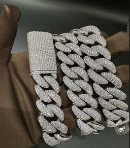 VVS Moissanite 925 plata esterlina 22MM colgantes de compromiso joyería con forma de letra para mujeres 22 pulgadas regalo de cumpleaños - Product Image 4