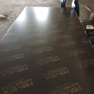 Contreplaqué Fomex Contreplaqué standard Coffrage 18 mm Noir Brun Film enduit 1220x2440 - Product Image 1