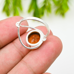 Anillo de rubí Chapado en plata 10x14MM corte ovalado laboratorio creado IGI certificado Ajuste de bisel de lujo joyería fina para mujeres TAMAÑO DE EE. UU. 3 a 15 - Product Image 3