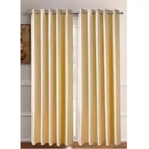 Left Right Biparting Customizable Keep Warm Curtains Woven Rope Door Eyelet Good Quality Fabric Fancy Door Curtain For Bedrooms