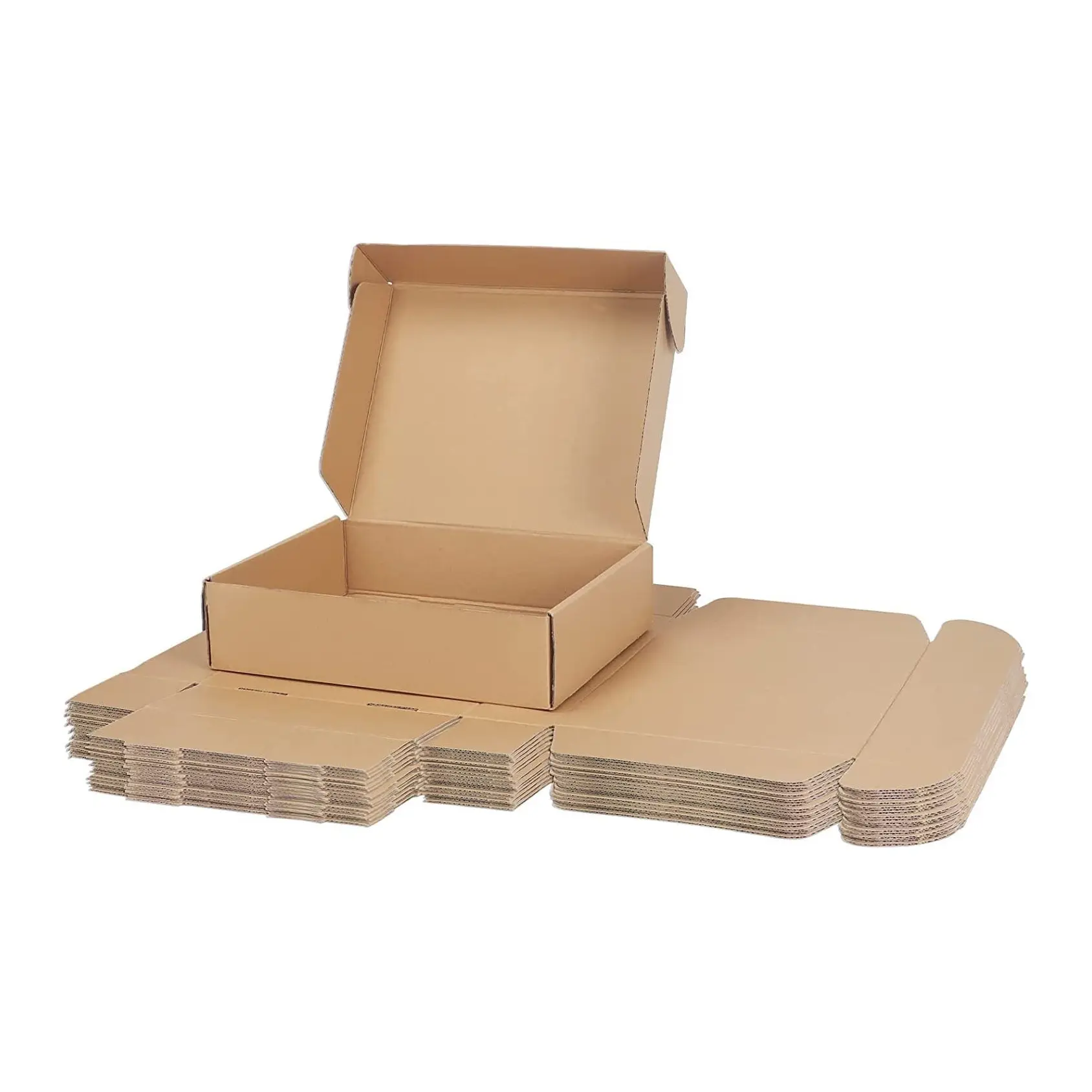 Özel karton ambalaj posta hareketli nakliye kutuları oluklu kutu kartonları özelleştirilmiş boyutu baskı desen katlanabilir çok-