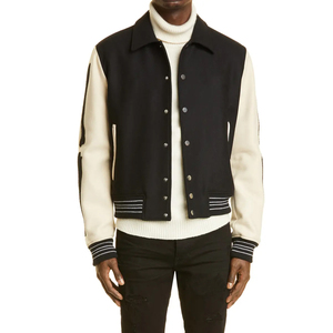 Chaqueta Varsity Clásica Casual para Hombre, Cómoda, Ligera, de Tela Suave, Corte Regular, Estilo Universitario, para Uso Diario y al Aire Libre - Product Image 1