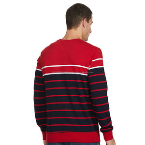 Sudadera mezclada de algodón con cuello redondo para hombre manga larga ropa informal cómoda sudadera personalizada para hombre - Product Image 2