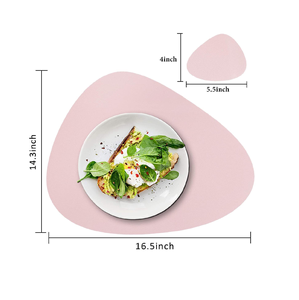 Tapis de table en cuir modernes Tapis de décoration de table Pièce design d'aspect de haute qualité avec produit de vente - Product Image 3