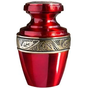 Nuevas urnas de latón macizo de lujo con acabado único elegante para suministros de urnas funerarias urnas de metal en precio al por mayor - Product Image 5