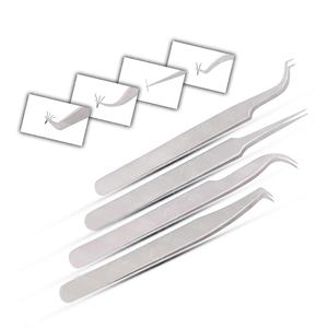 Juego de Pinzas para Pestañas de Alta Precisión Tipo X, Coloridas, Agarre Suave, Fácil de Recoger Pestañas Finas, Marca Privada OEM - Product Image 4