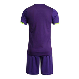 Men's Soccer Uniform Set Neon Yellow Short Sleeve Jersey With Black Shorts Moisture Wicking <b>Athletic</b> Wear For Adults All Seasons - Product Image 6