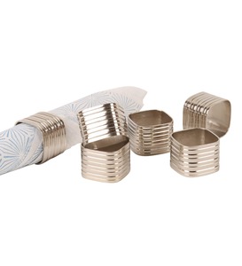 Servilletero de forma cuadrada plateada y dispensador de toallas de papel tisú, accesorio de decoración de mesa de comedor para cocina, restaurante u Hotel - Product Image 2