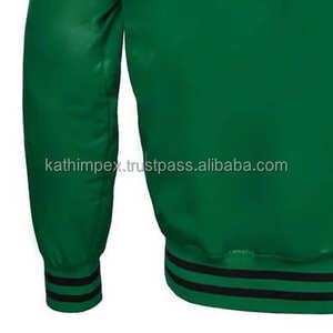 Venta al por mayor verde negro elegante ligero transpirable satén chaquetas de los hombres ideales para Casual y Streetwear Pedido a granel - Product Image 6