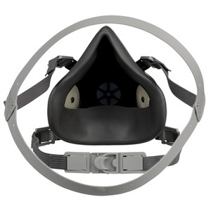 Masque respiratoire demi-visage réutilisable 3M 6300 en TPE, ajustement confortable, protection contre les vapeurs organiques, les gaz acides et les particules - Product Image 5