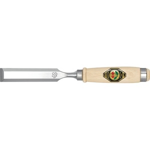 Ciseau de style Ulm CHERRY pour couper des pinces en acier de 28 mm de largeur et des objets artisanaux en bambou et en bois avec manche en hêtre - Product Image 1