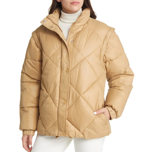 Chaqueta Acolchada con Capucha para Mujer, Estilo Nuevo, Moda de Invierno, Alta Calidad, Personalizable, Venta al por Mayor, OEM - Product Image 5