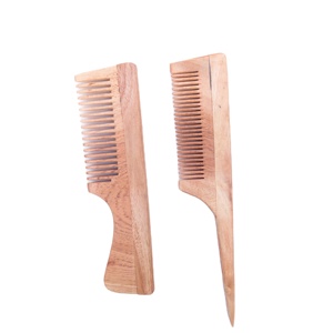 Peines de bambú de madera de Neem de alta calidad, producto de Amazon mejor valorado, peines de madera biodegradables para el cuidado del cabello en el hogar y el salón - Product Image 1