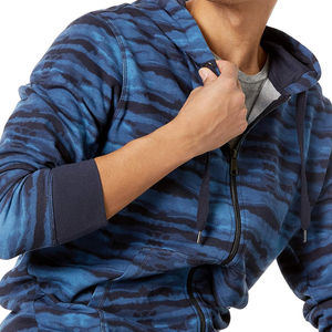 Sudaderas con capucha para hombre de algodón 100% al por mayor, Impresión de logotipo personalizado transpirable ligero y de secado rápido para la temporada de invierno - Product Image 3