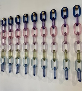 โซ่เรซิ่นใสทันสมัย |   ของตกแต่งผนังหลากสีสัน - Product Image 5