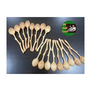 Cuillère en bois de qualité supérieure en gros du Vietnam Ustensile de cuisine artisanal durable pour la cuisine, le service et les coffrets cadeaux - Product Image 2