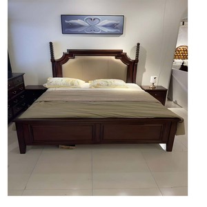 Juego de Dormitorio Clásico Americano de Madera Maciza a Bajo Precio, Tamaños King y Queen para Uso en Hoteles, <span class=keywords><strong>Goodwin</strong></span> GYD03 - Product Image 3