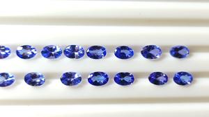 Piedras Preciosas de Tanzanita Azul Natural de Alta Calidad, Corte Ovalado Azul Real, Piedras Sueltas Facetadas, 3*5mm-8*10mm, de la India - Product Image 4