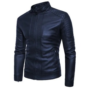 ABRA SPORTS Premium Quality Leather Jacket for Men High Street Style Winter <b>Quilted</b> Slim Fit with <b>Wool</b>/Viscose Shell - Product Image 3