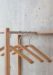 USING HANDMADE BEST High Quality Boutique Style a Grade Lotus Wooden Hanger With Notches with Bar Suit Hanger - Product Image 4