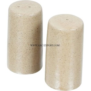 Decoración de mesa de calidad superior Color arcoíris Metal Sal y pimienta Juego de 2 Mesa de comedor para el hogar Vajilla Sal y pimienta - Product Image 3