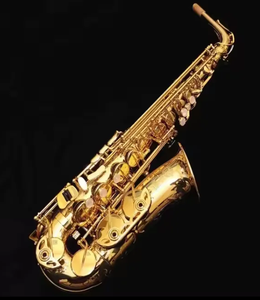 Selm-err Paris Series II Super Action 80 Jubilee Edition Alto saxophone ใหม่เคลือบสีทอง BB โทนสีทองเหลืองแบบแข็ง - Product Image 4