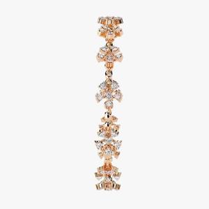 Pulsera clásica de oro rosa de 14 quilates Moissanite Lab Grown Diamond Tennis Bracelet para regalo de aniversario - Product Image 4