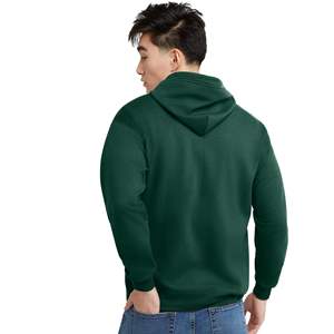 Vente en gros de sweats à capuche en molleton French Terry 100% coton, unis et basiques, pour hommes et femmes, avec épaules tombantes - Product Image 2