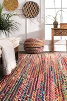 Haute qualité organique Jute tissé à la main grande surface tapis bohème maison tapis décoratifs lavable salon sol tapis ensembles