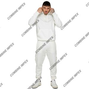 Ensemble de survêtements de performance pour hommes Sweat à capuche respirant avec rayures réfléchissantes et pantalon de survêtement Slim Fit pour l'entraînement et les vêtements décontractés - Product Image 3