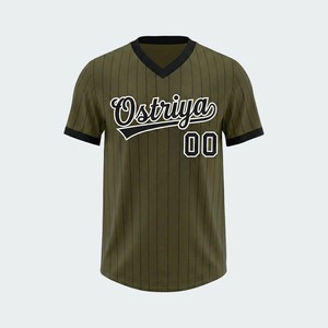 Camiseta de Béisbol de Moda Urbana para Verano, Precio Bajo, Transpirable, Lisa, con Impresión por Transferencia de Calor, Servicio OEM, para Entrenamiento - Product Image 4