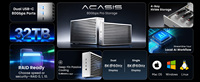 Stockage Acasis 80 Gbps Pro en aluminium pour ordinateur portable, conçu pour l'IA et le travail créatif, en stock