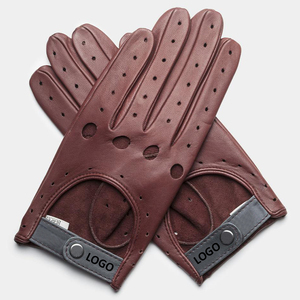Guantes de Conducción de Piel de Cordero Ajustados de Nueva Llegada para Hombre, Logotipo Personalizado, Precios Razonables, Diseño Personalizado para Motociclismo - Product Image 1
