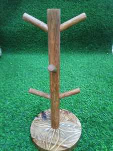 Durable Eco-Friendly Luxury <b>Bamboo</b> Coffee Mug Holder Stand Tree Cup Organizer Multi-functional for Dining Table Use - Product Image 5