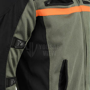 แจ็กเก็ตหนังสำหรับแข่งรถมอเตอร์ไซด์ของผู้ชายแจ็กเก็ตหนังขี่มอเตอร์ไซด์โลโก้ตามสั่ง - Product Image 3